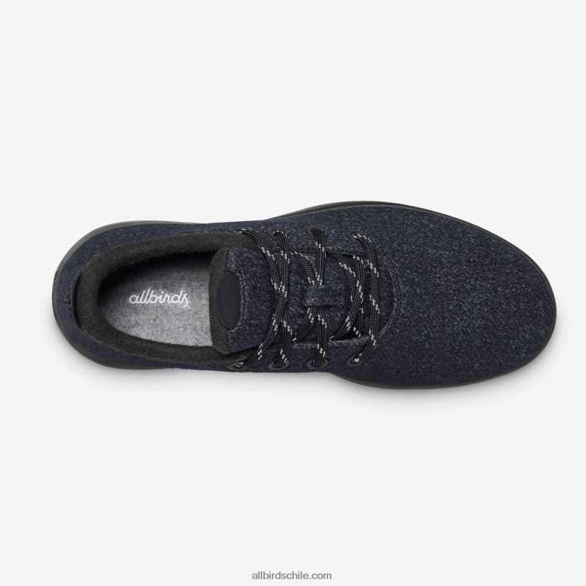 runner mizzles de lana para mujer negro natural Allbirds 44L20F191
