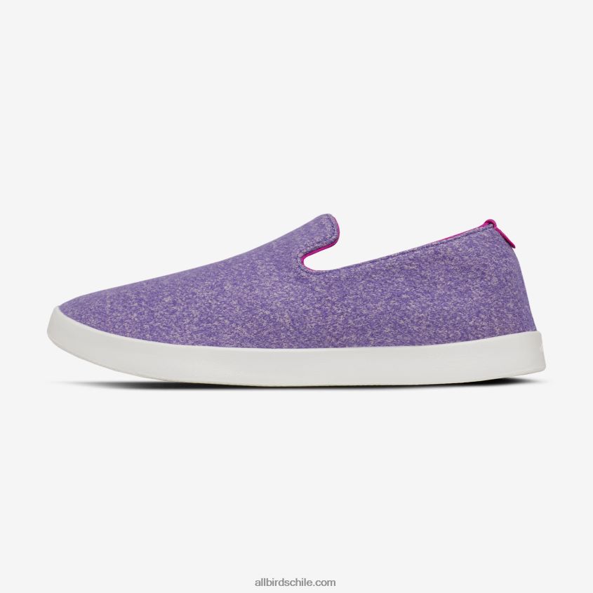 tumbonas de lana smallbirds - niños grandes chía púrpura (suela de ventisca) Allbirds 44L20F269
