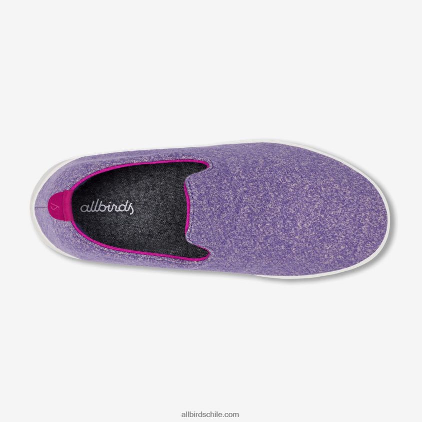 tumbonas de lana smallbirds - niños grandes chía púrpura (suela de ventisca) Allbirds 44L20F269