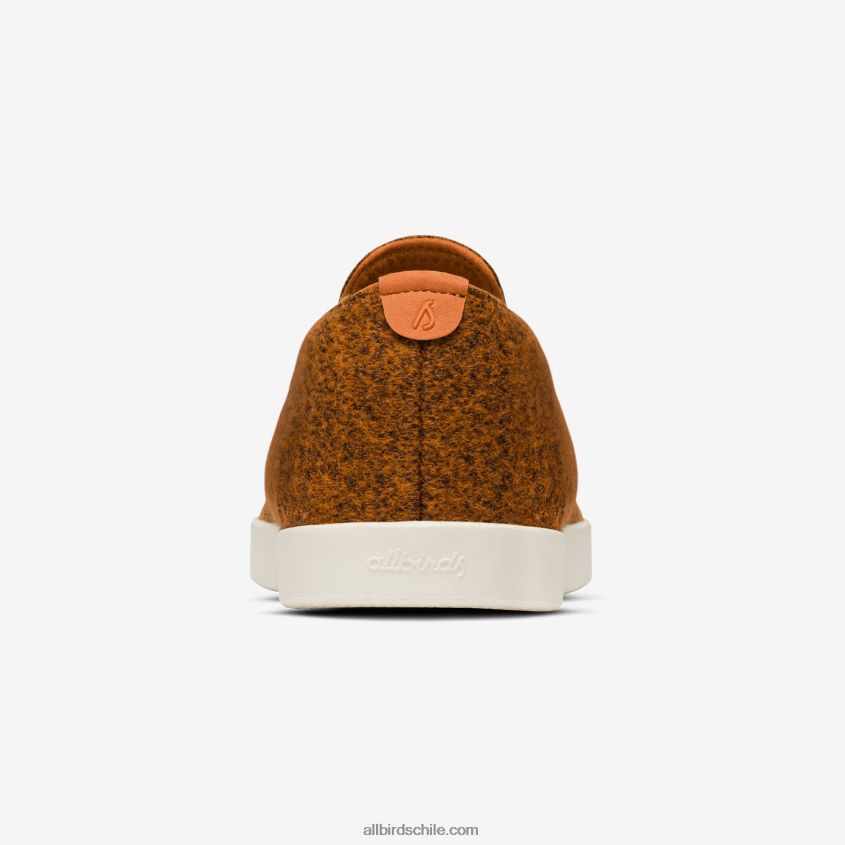 tumbonas de lana smallbirds - niños grandes óxido de miel (suela blanca natural) Allbirds 44L20F271