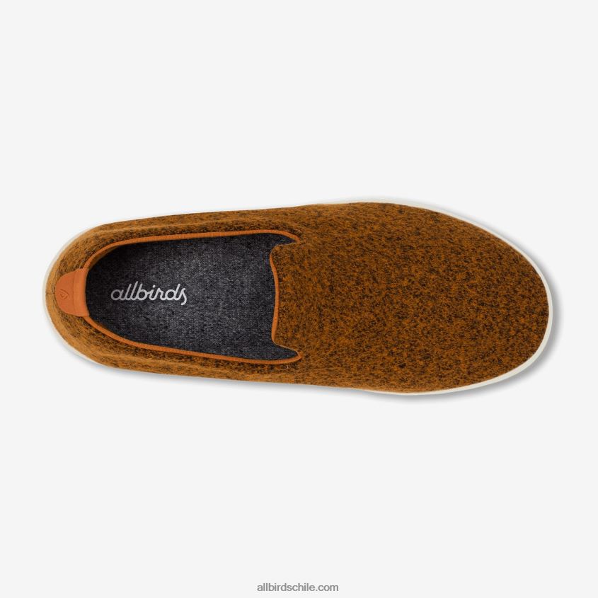 tumbonas de lana smallbirds - niños grandes óxido de miel (suela blanca natural) Allbirds 44L20F271