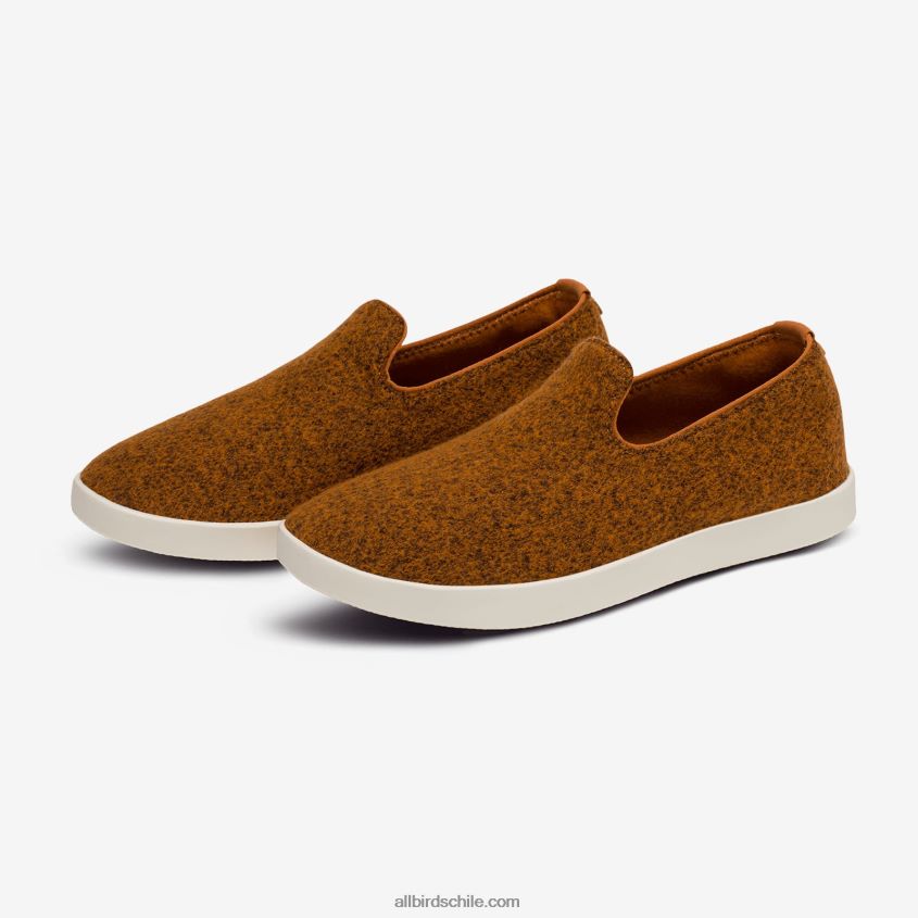 tumbonas de lana smallbirds - niños grandes óxido de miel (suela blanca natural) Allbirds 44L20F271