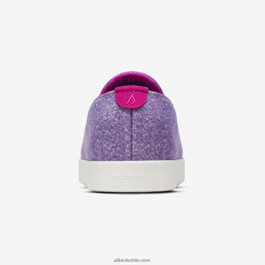 tumbonas de lana smallbirds - niños pequeños chía púrpura (suela de ventisca) Allbirds 44L20F252