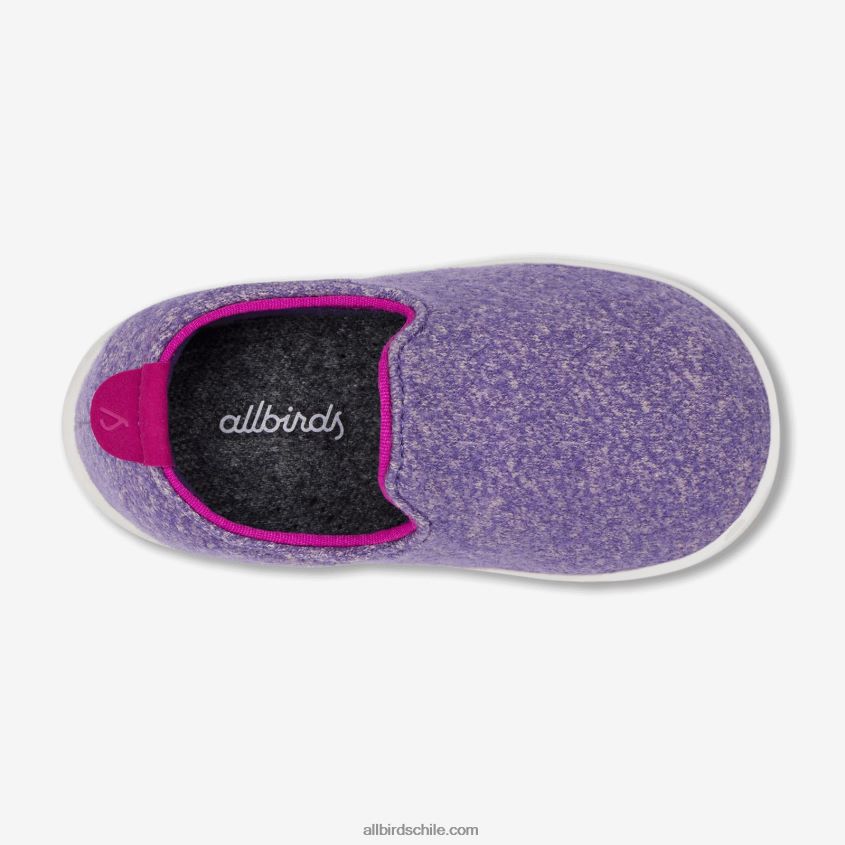 tumbonas de lana smallbirds - niños pequeños chía púrpura (suela de ventisca) Allbirds 44L20F252
