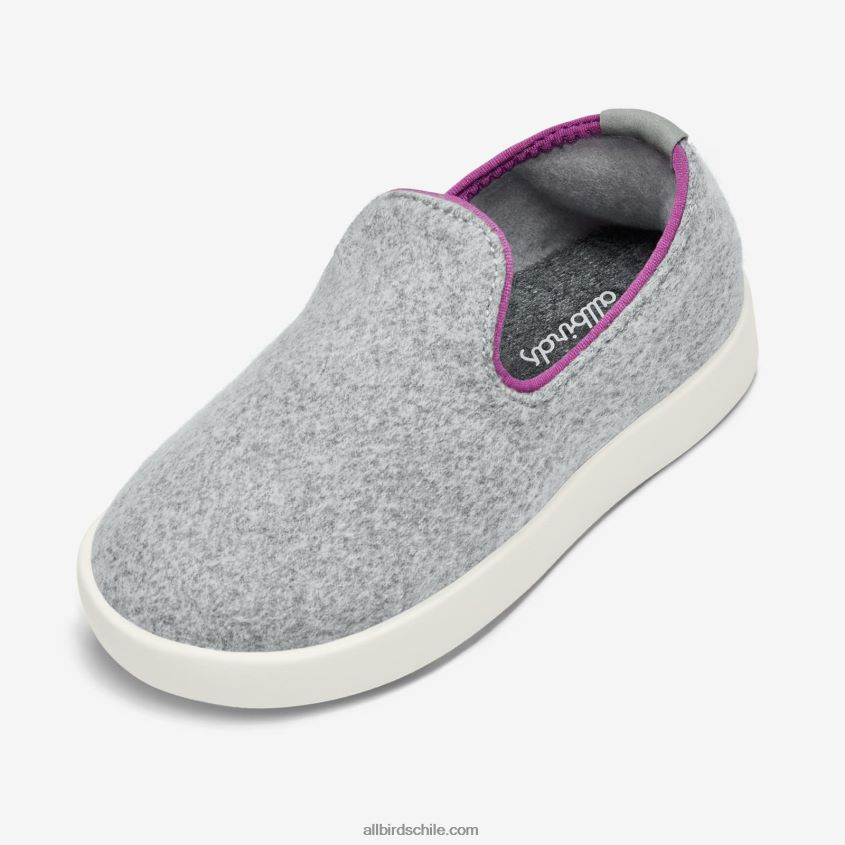 tumbonas de lana smallbirds - niños pequeños gris claro (suela ventisca) Allbirds 44L20F248