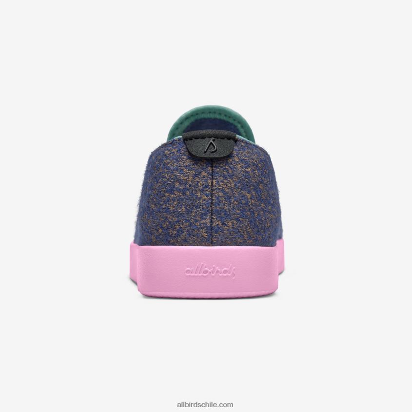 tumbonas de lana smallbirds - niños pequeños wowza blue (suela rosa flotante) Allbirds 44L20F247