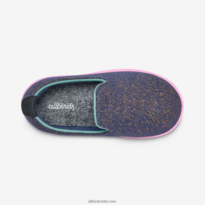tumbonas de lana smallbirds - niños pequeños wowza blue (suela rosa flotante) Allbirds 44L20F247