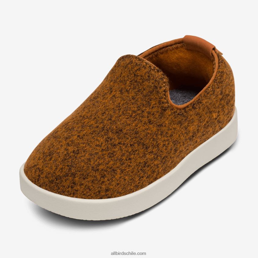 tumbonas de lana smallbirds - niños pequeños óxido de miel (suela blanca natural) Allbirds 44L20F253