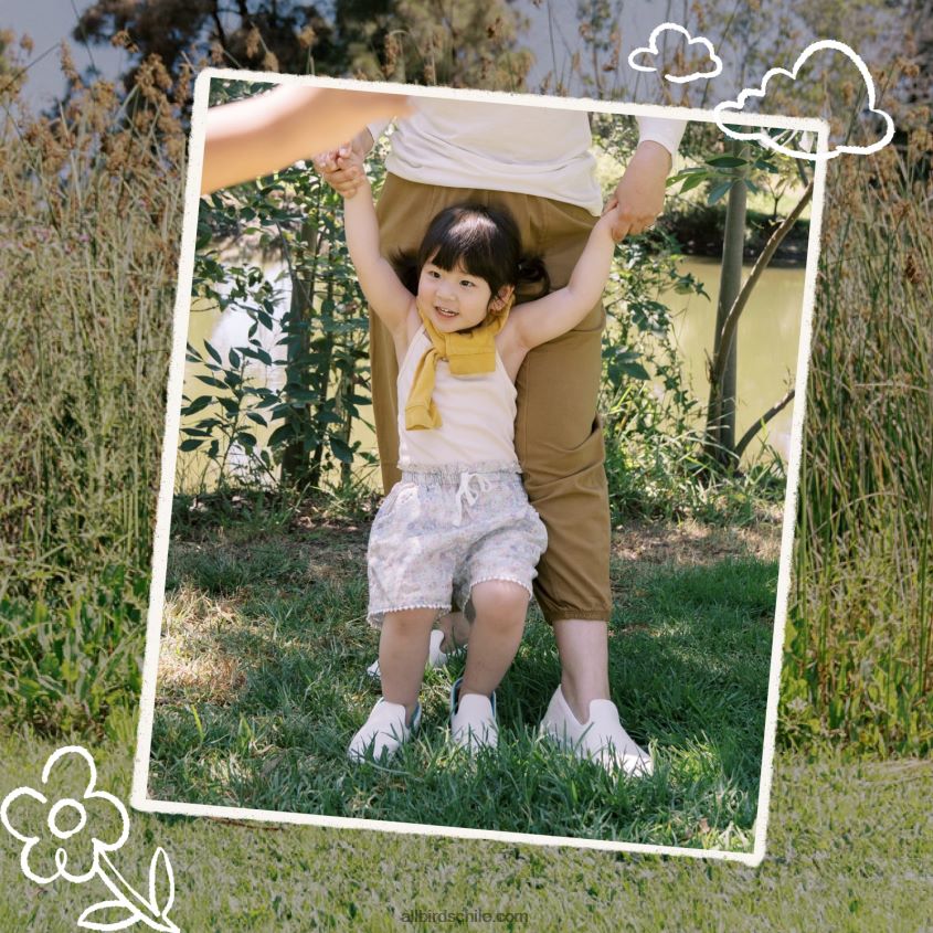 tumbonas de lana smallbirds - niños pequeños óxido de miel (suela blanca natural) Allbirds 44L20F253