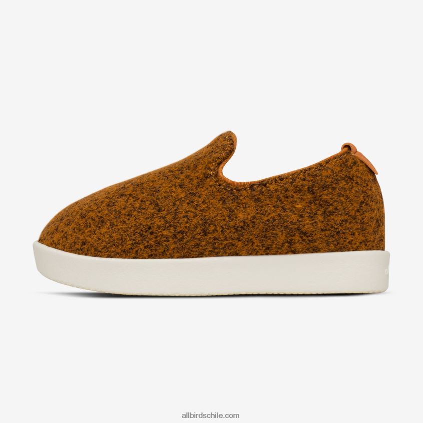 tumbonas de lana smallbirds - niños pequeños óxido de miel (suela blanca natural) Allbirds 44L20F253