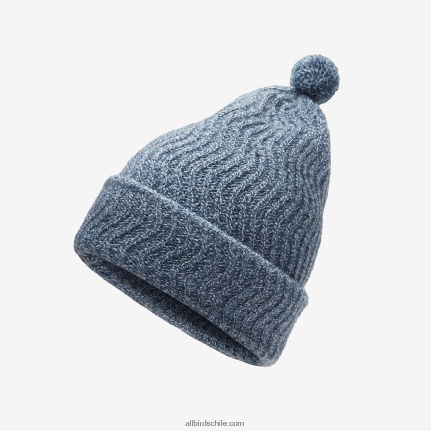 gorro con pompón de pájaros pequeños - niños pequeños azul gris marga Allbirds 44L20F254