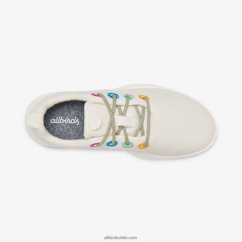 corredores de lana smallbirds - niños grandes blanco natural Allbirds 44L20F260