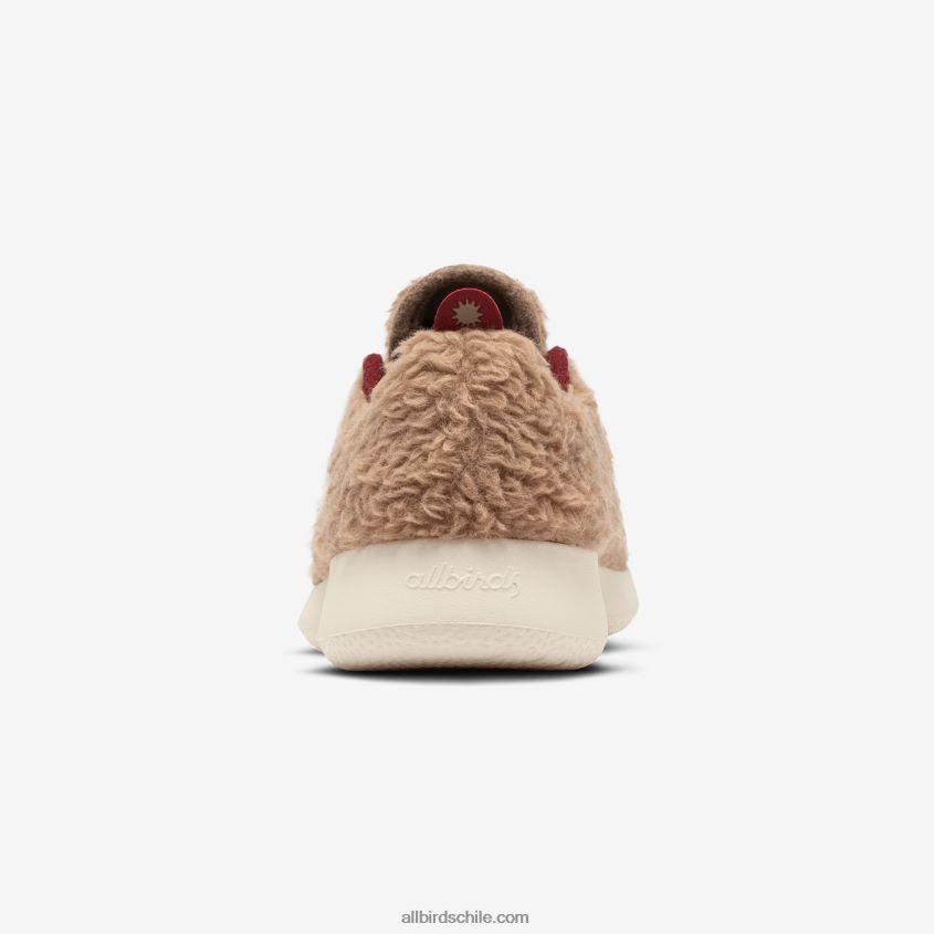 corredores de lana smallbirds - niños grandes pelusas beige nebulosas (suela hush beige) Allbirds 44L20F265