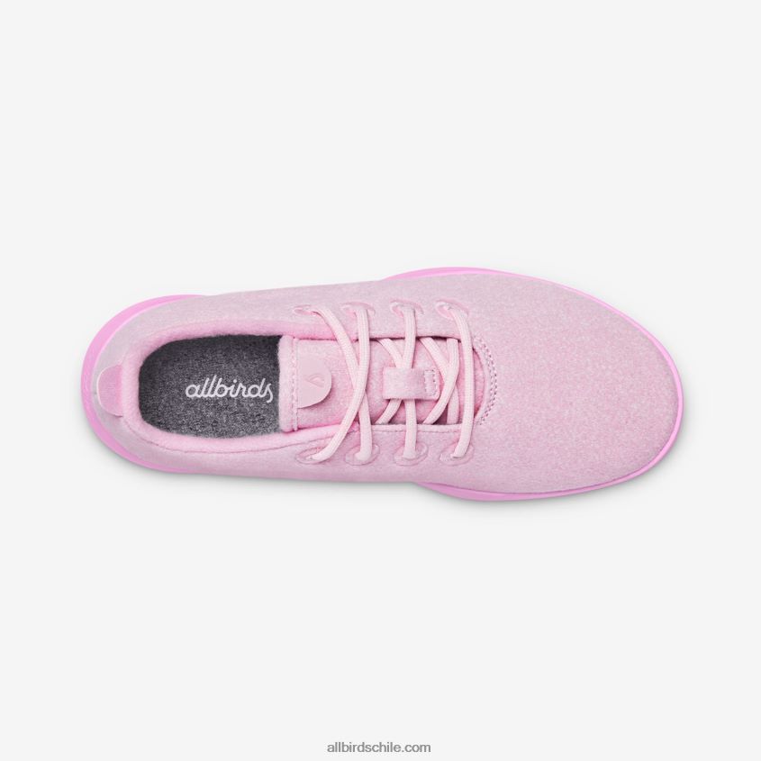 corredores de lana smallbirds - niños grandes rosa flotante Allbirds 44L20F261