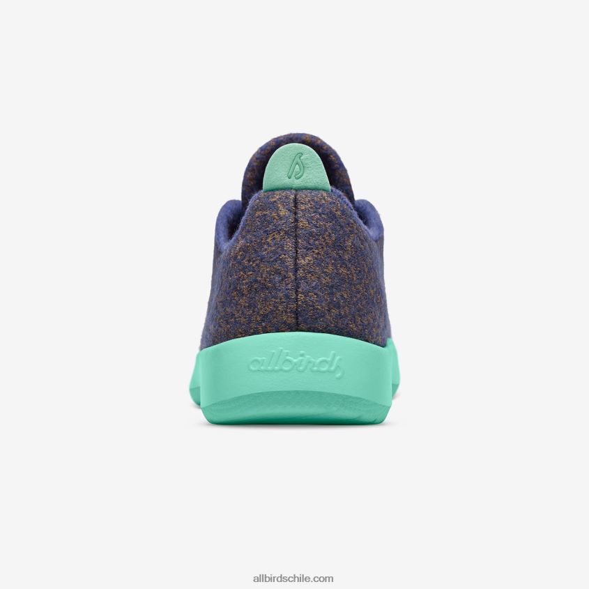 corredores de lana smallbirds - niños pequeños azul wowza (suela de menta flotante) Allbirds 44L20F234