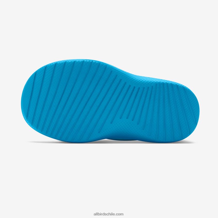 corredores de lana smallbirds - niños pequeños negro natural (suela verde azulado prosperar) Allbirds 44L20F239