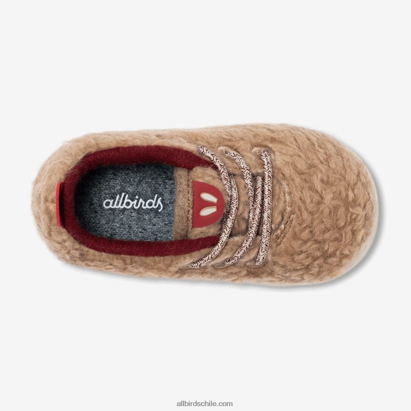 corredores de lana smallbirds - niños pequeños pelusas beige nebulosas (suela hush beige) Allbirds 44L20F243