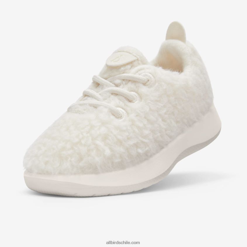 corredores de lana smallbirds - niños pequeños pelusas blancas naturales Allbirds 44L20F238