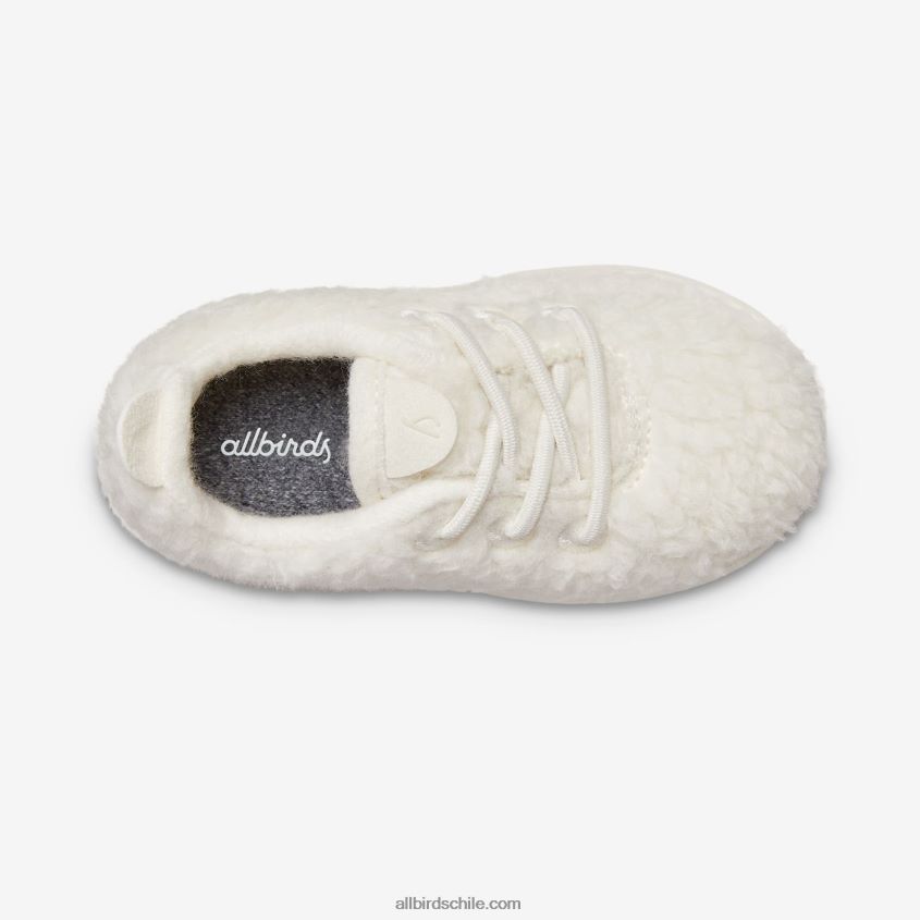 corredores de lana smallbirds - niños pequeños pelusas blancas naturales Allbirds 44L20F238
