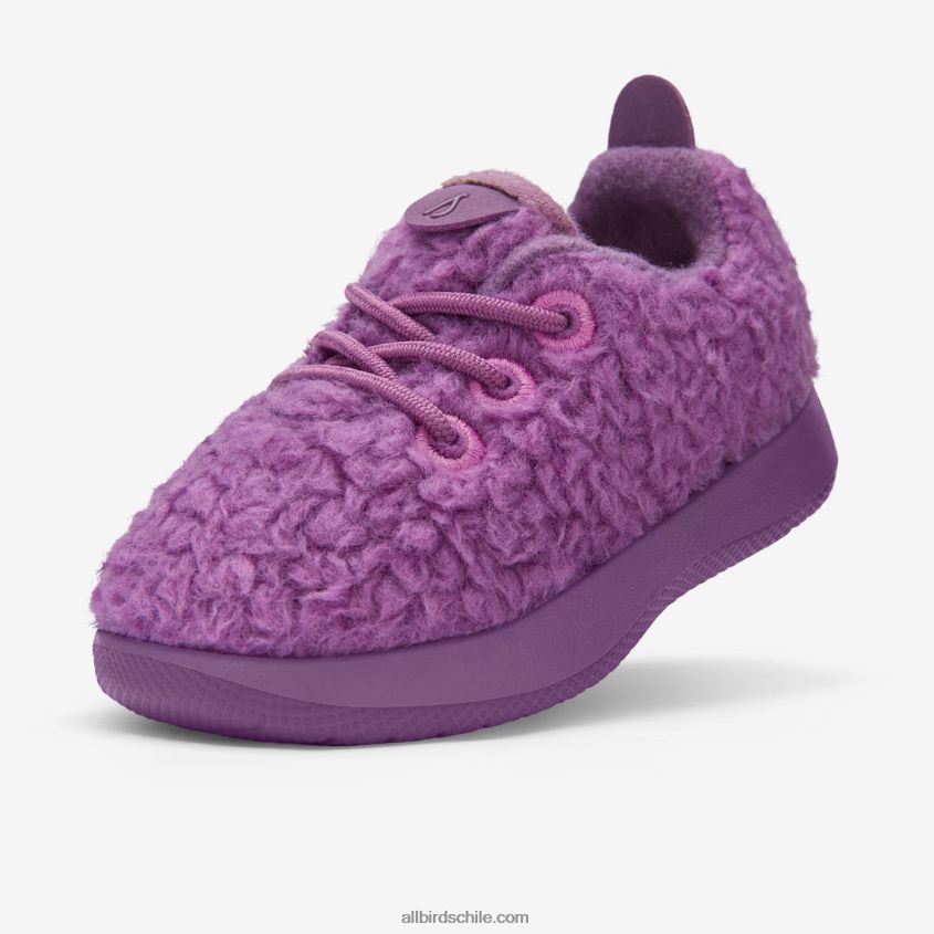 corredores de lana smallbirds - niños pequeños pelusas de color púrpura lux Allbirds 44L20F240