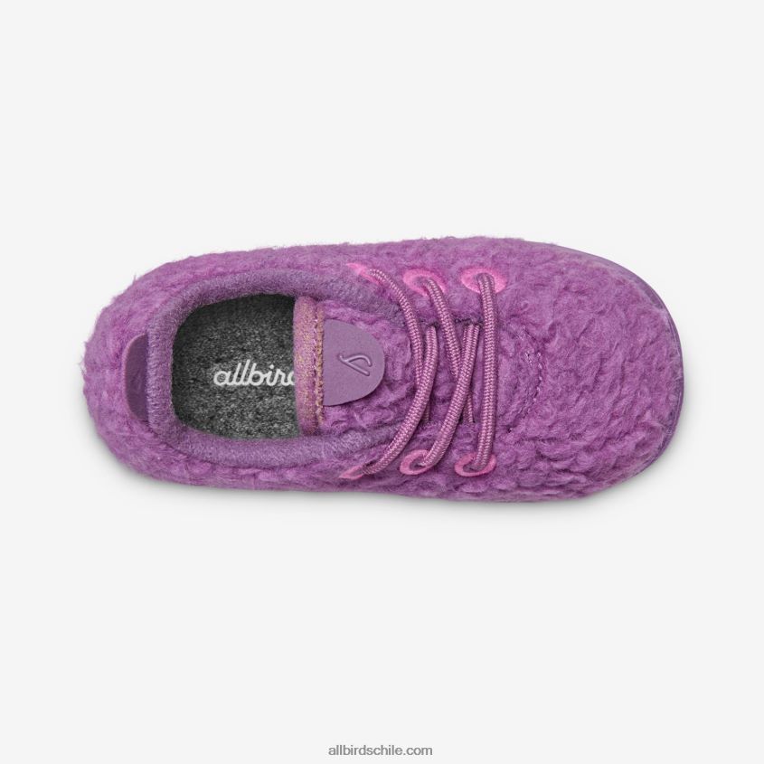 corredores de lana smallbirds - niños pequeños pelusas de color púrpura lux Allbirds 44L20F240
