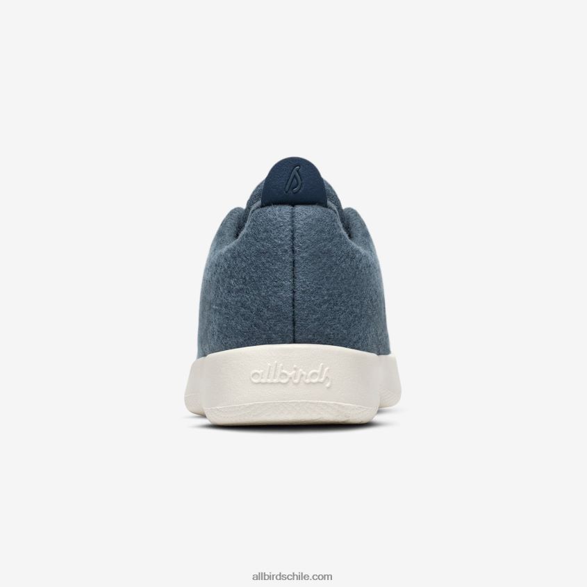 corredores de lana smallbirds - niños pequeños verde azulado tranquilo (suela blanca natural) Allbirds 44L20F241